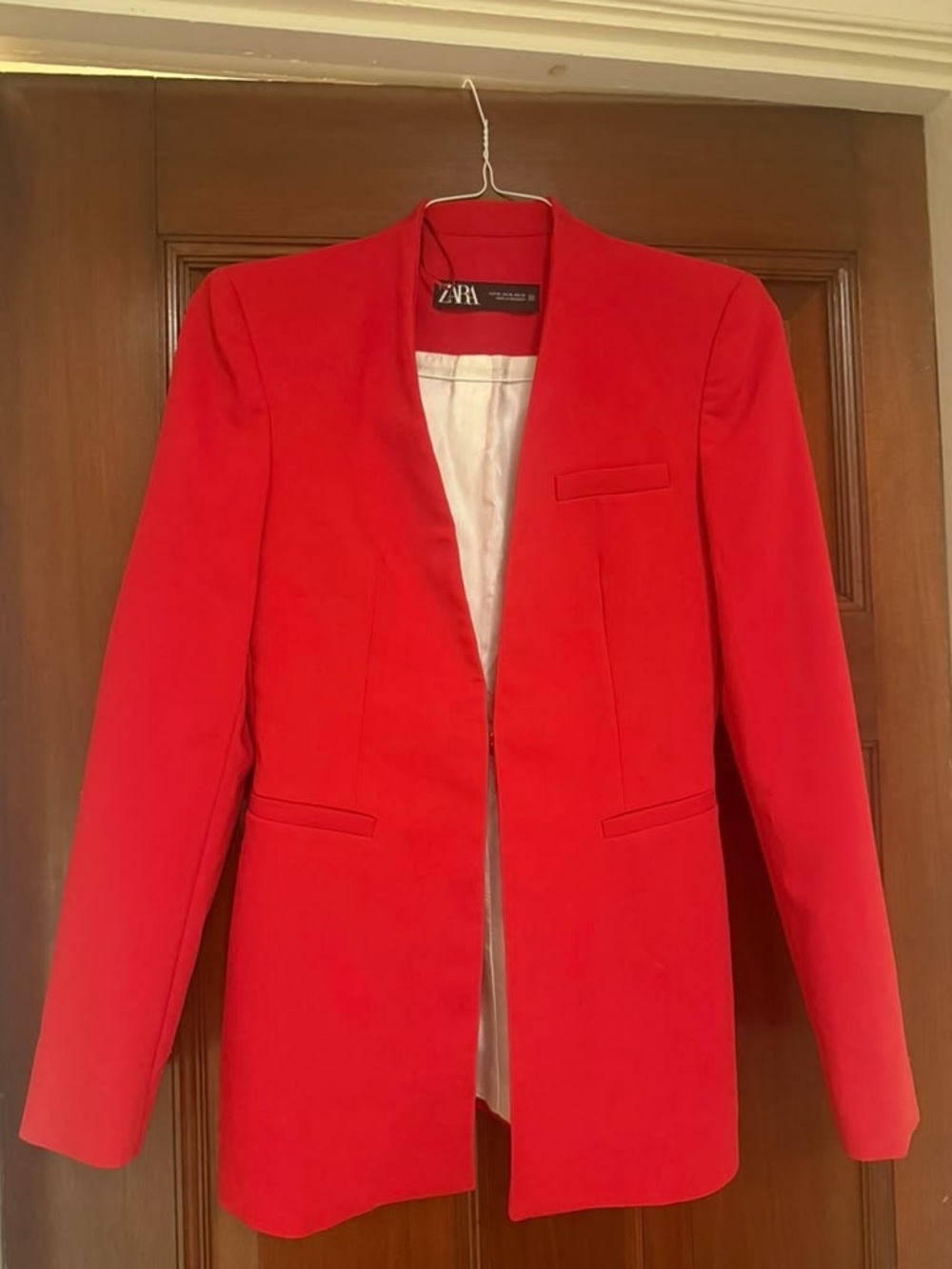 Zara red blazer